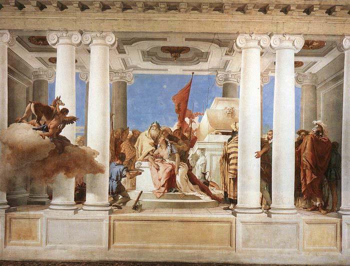 Giovanni Battista Tiepolo The Sacrifice of Iphigenia Germany oil painting art